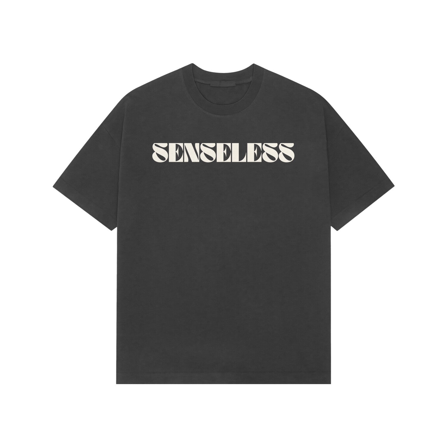 Senseless Premium Oversized Off-White Design Logo T-shirt
